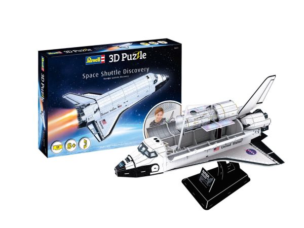 REV00251 - Puzzle 3D de 126 piezas Space Shuttle Discovery - 1