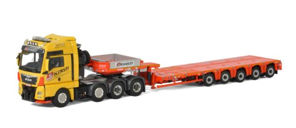 WSI01-2113 - MAN TGX XXL 8x4 NOOTEBOOM con góndola baja de 5 ejes SILVASTI - 1