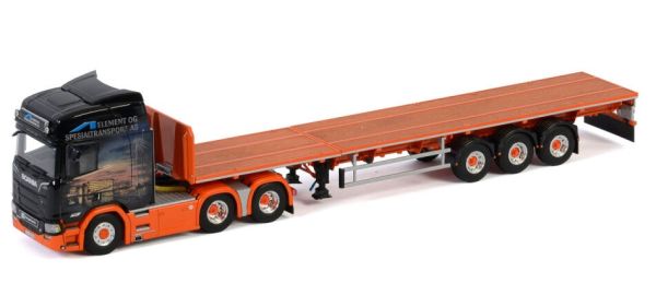 WSI01-3089 - SCANIA R Highline CR20H 6x4 con plataforma 3 ejes ELEMENT OG SPESIALTRANSPORT AS - 1