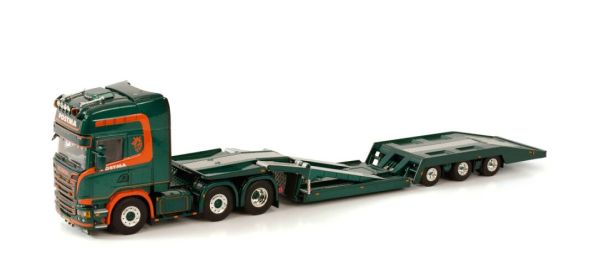 WSI01-3709 - SCANIA R STREAMLINE TOPLINE 6x2 con remolque de 3 ejes POSTMA GRIJPSKERK - 1