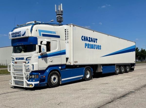 WSI01-3811 - SCANIA R6 TOPLINE Semirremolque 4x2 de 3 ejes CHAZAUT PRIMEURS - 1