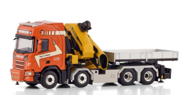 WSI01-4385 - SCANIA R Highline CR20H 8x4 portador con lastre y grúa de carga PALFINGER PK 135.002 TEC7 - TAGE E NIELSEN - 1