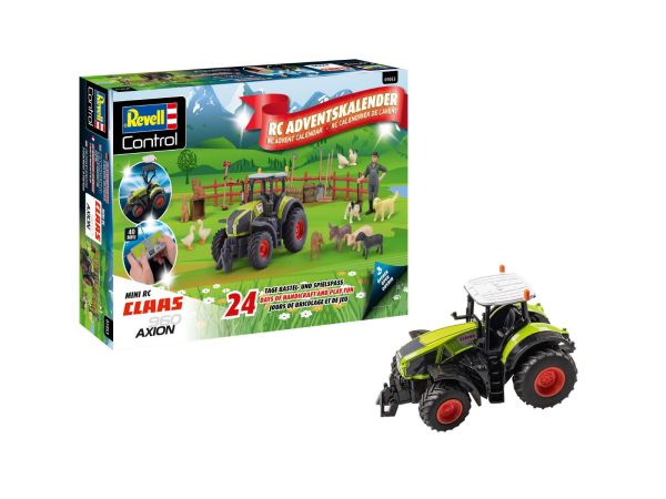 REV01053 - Calendario de adviento Tractor radiocontrol CLAAS Axion 960 para montar - 1