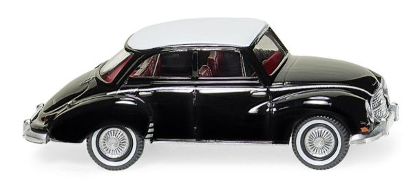 WIK012002 - Coche negro con techo blanco - limusina DKW - 1