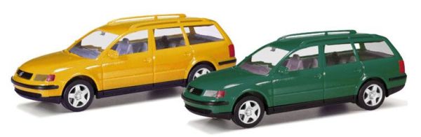 HER012249-007 - VOLKSWAGEN Passat verde y amarillo en kit - 2 piezas - 1