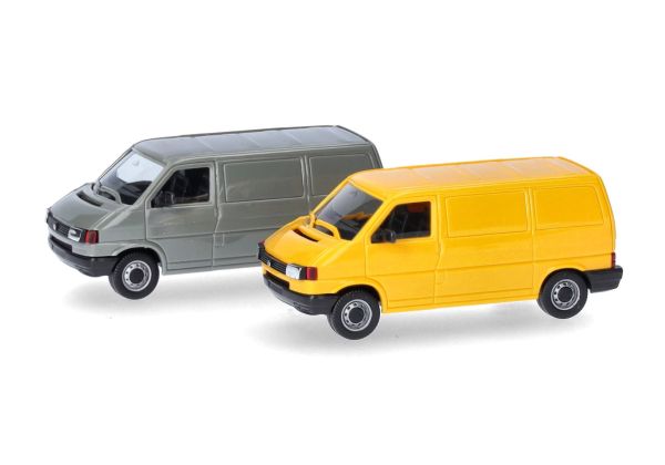 HER012386-004 - VOLKSWAGEN T4 gris y amarillo - 2 piezas para montar - 1