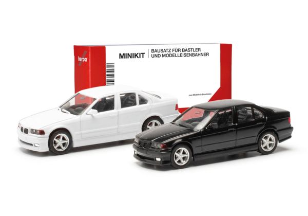 HER013925 - BMW 3 E36 AC Schnitzer blanco y negro - 2 piezas para montar - 1