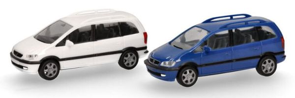 HER013932 - OPEL Zafira blanco y azul en kit - 2 piezas - 1