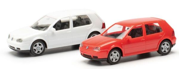 HER013956 - VOLKSWAGEN Golf IV blanco y rojo en kit - 2 piezas - 1