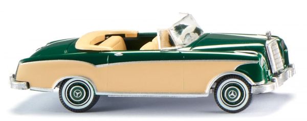 WIK014302 - MERCEDES 220 S cabriolet en verde musgo - 1