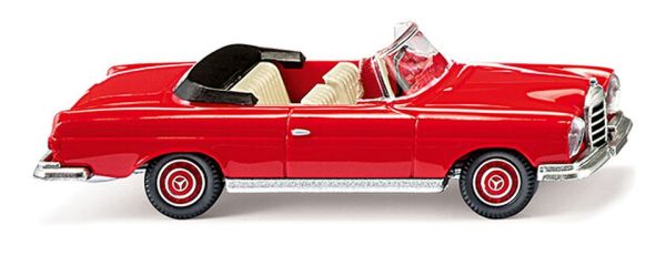 WIK015303 - MERCEDES-BENZ 280 SE Cabriolet Rojo - 1