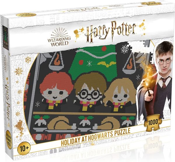 WIN01535 - Puzzle de 1000 piezas HARRY POTTER - Vacaciones en Hogwarts - 1