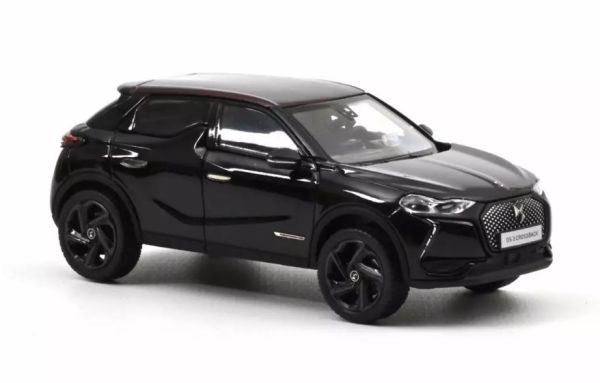 NOREVDS019709 - 2018 DS 3 Crossback La Première Negro con techo Burdeos - 1