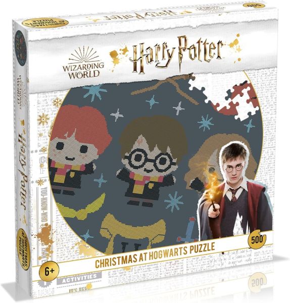 WIN02055 - Puzzle de 500 piezas HARRY POTTER - Una Navidad en Hogwarts - 1