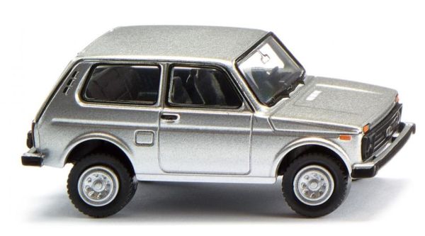 WIK020803 - Coche en plata metálica - LADA niva - 1