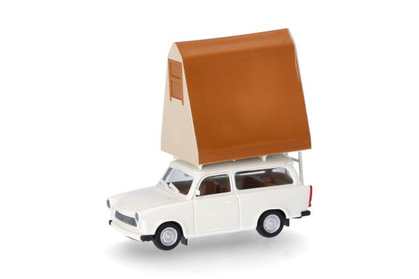 HER024167-002 - TRABANT 601 Universal con carpa de techo gris-blanco - 1