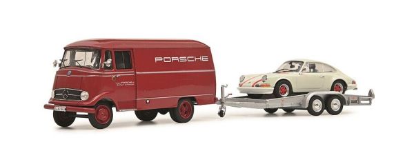 SCH2499 - MERCEDES L319 PORSCHE con remolque PORSCHE 911RS - 1