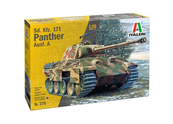 ITA0270 - Tanque Sd.Kfz.171 Panther Ausf.A para montar y pintar - 1