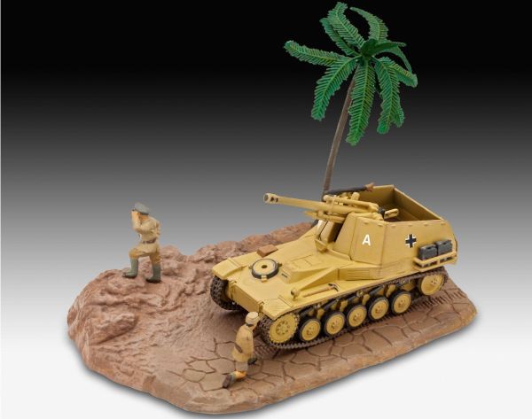 REV03334 - Diorama con tanque SD KFZ con carácter para montar y pintar - 1