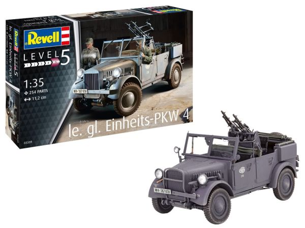 REV03339 - Coche Einheits-PKW Kfz 4 para montar y pintar - 1