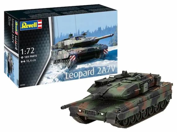 REV03355 - Tanque LEOPARD 2 A7V para montar y pintar - 1