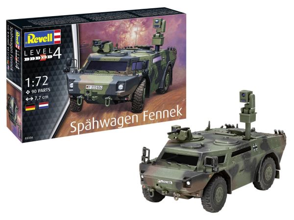 REV03356 - Vehículo de reconocimiento para montar y pintar - Spähwagen Fennek - 1