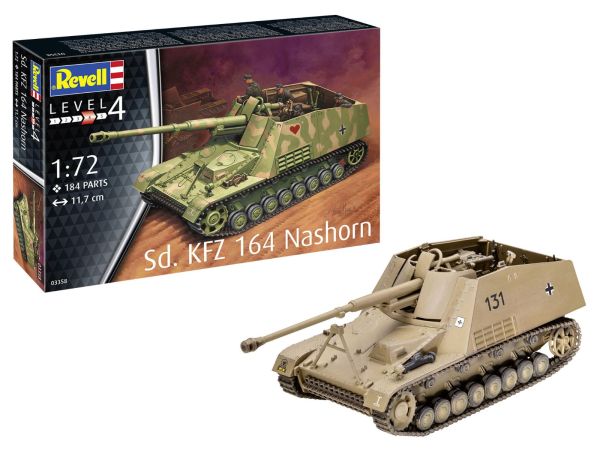 REV03358 - Char Sd.Kfz. 164 Nashorn para montar y pintar - 1