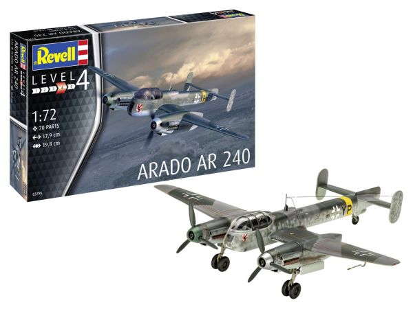 REV03798 - Avión Arado AR-240 para montar y pintar - 1