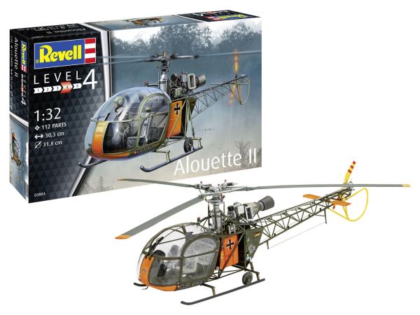 REV03804 - Helicóptero Alouette II para montar y pintar - 1