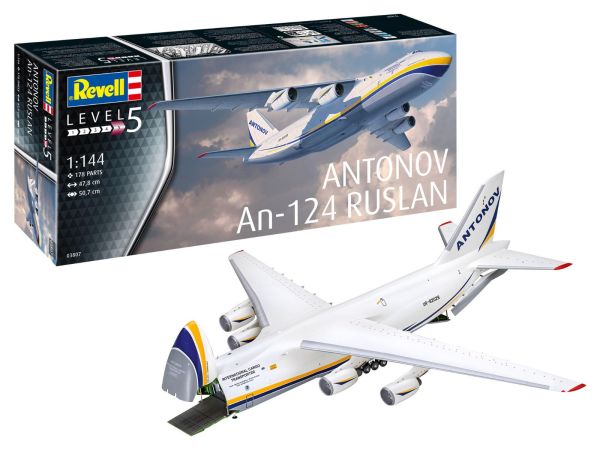 REV03807 - Avión Antonov AN-124 Ruslan para montar y pintar - 1