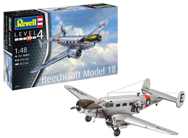 REV03811 - BEECHCRAFT Modelo 18 para montar y pintar - 1