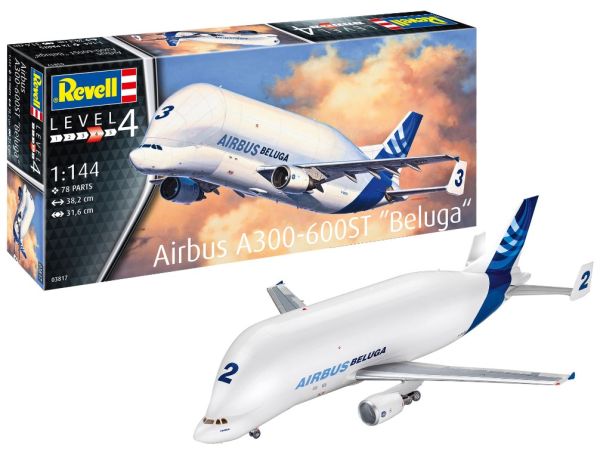 REV03817 - AIRBUS A300-600ST Beluga modelo para montar y pintar - 1