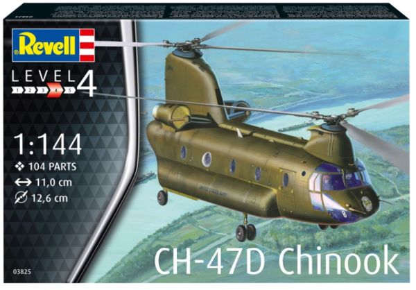 REV03825 - Helicóptero CH-47D Chinook para montar y pintar - 1