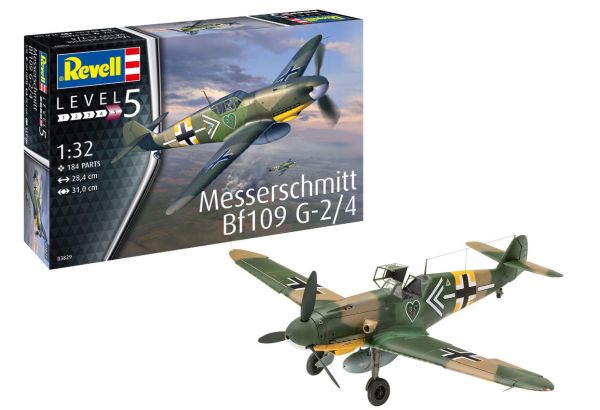 REV03829 - Avión Messerschmitt Bf109G-2/4 para montar y pintar - 1