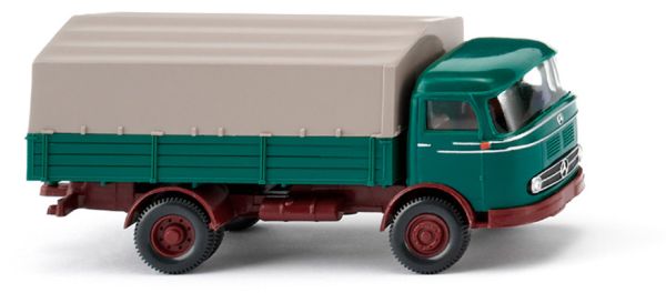 WIK043403 - MERCEDES-BENZ LP 321 4x2 volquete portador verde - 1