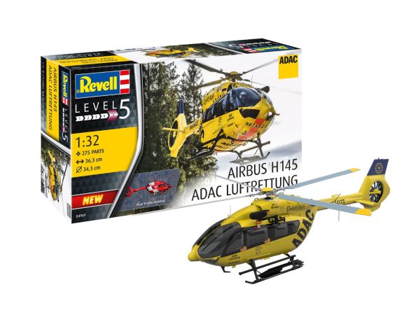 REV04969 - Modelo para montar y pintar - AIRBUS H145 ADAC rescate aéreo - 1