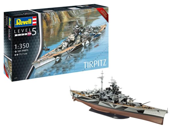 REV05096 - Acorazado Tirpitz para montar y pintar - 1