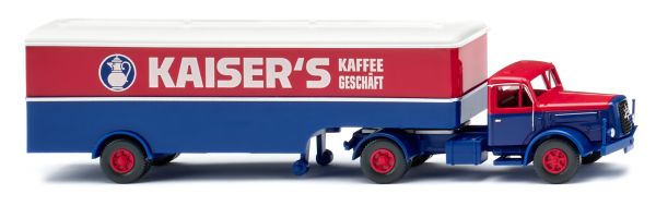 WIK051328 - HENSCHEL 4x2 con remolque forugon 1 Eje - KAISER'S KAFFEE - 1