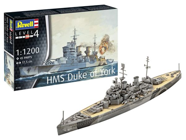 REV05182 - Acorazado HMS Duke of York para montar y pintar - 1