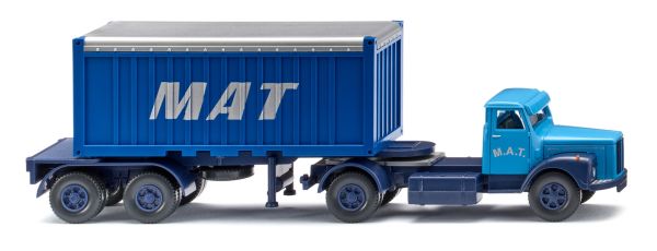 WIK052604 - SCANIA 4x2 con portacontenedores y contenedor M.A.T. - 1