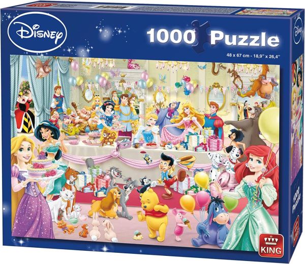 KING05264 - Puzzle 1000 piezas Disney Cumpleaños feliz - 1