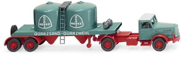 WIK053405 - Henschel Quarzwerke 4X2 remolque químico 2 ejes - 1