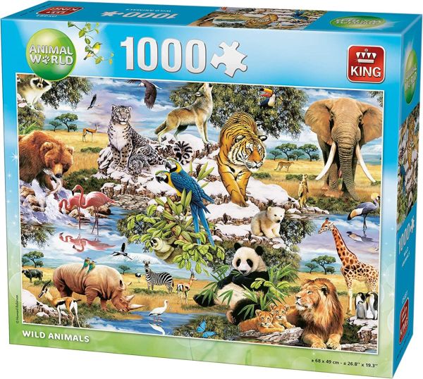 KING05481 - Puzzle de 1000 piezas Maravillas de la Naturaleza - 1