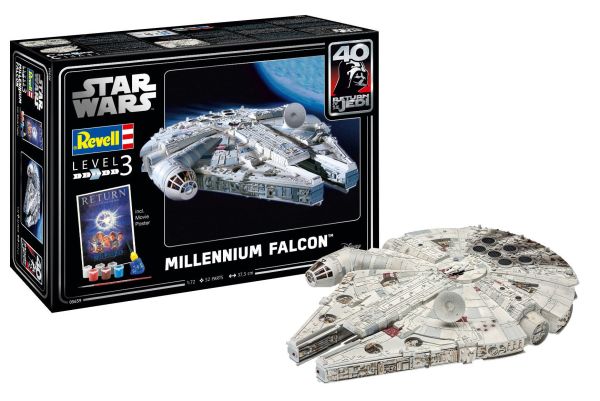 REV05659 - Modelo para montar y pintar - Millennium Falcon Star Wars Gift Set - 1