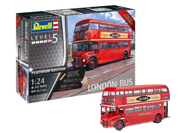 REV07720 - Modelo de autobús de Londres para construir y pintar - 1