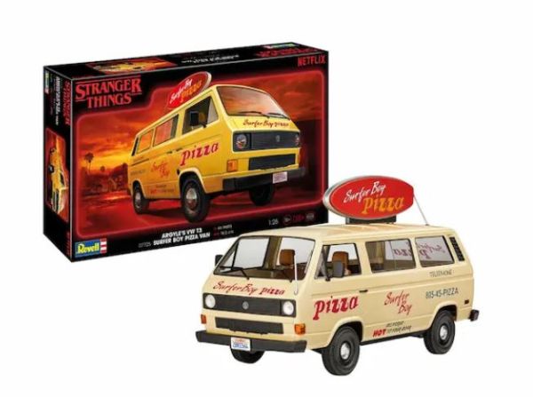 REV07725 - Autobús VOLKSWAGEN T3 - Surfer Boy - STRANGER THINGS para montar y pintar - 1