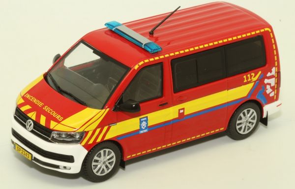 ODE084 - VOLKSWAGEN T6 Pompier CGDIS Luxembourg - Limitado a 504 ejemplares. - 1