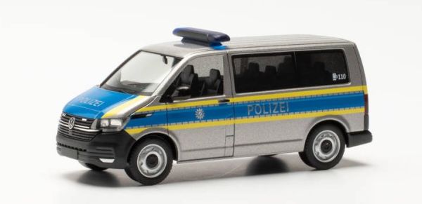 HER096812 - VOLKSWAGEN T 6.1 POLICE DE MUNICH mini bus gris - 1