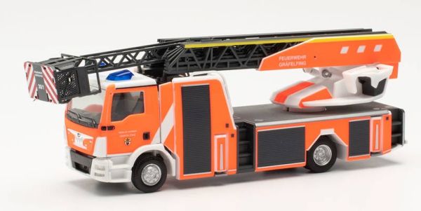 HER096867 - MAN TGM ROSENBAUER con escalera giratoria GRAEFELFING Bomberos - 1