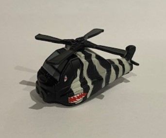 NEW01277B - Helicóptero de fricción Black Zebra - 1